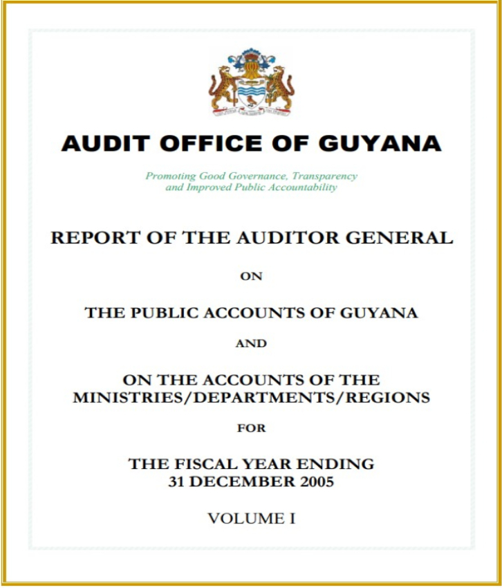 Auditor General Report 2005