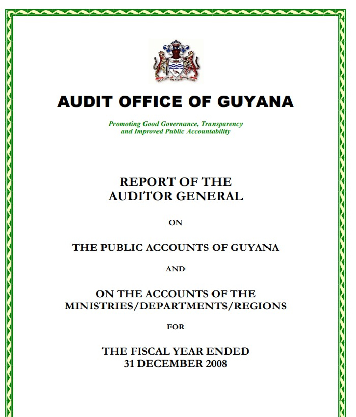 Auditor General Report 2008