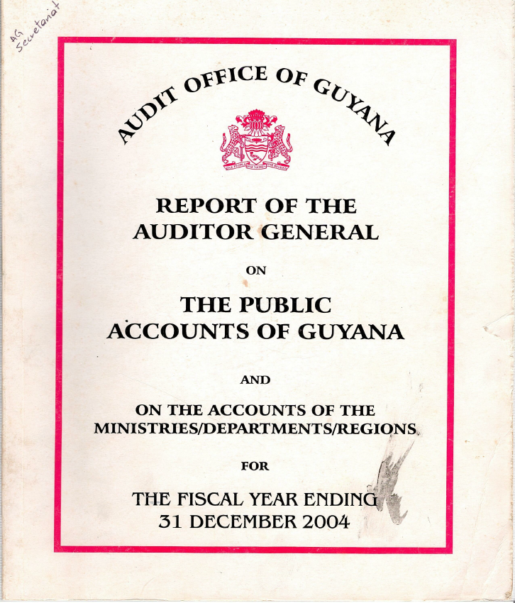 Auditor General Report 2004