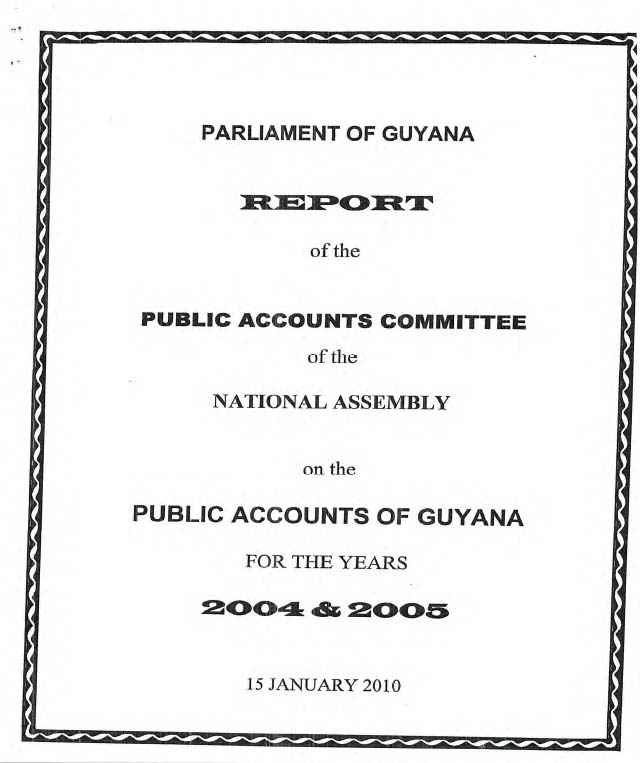 Public Accounts Committe Report 2004 & 2005
