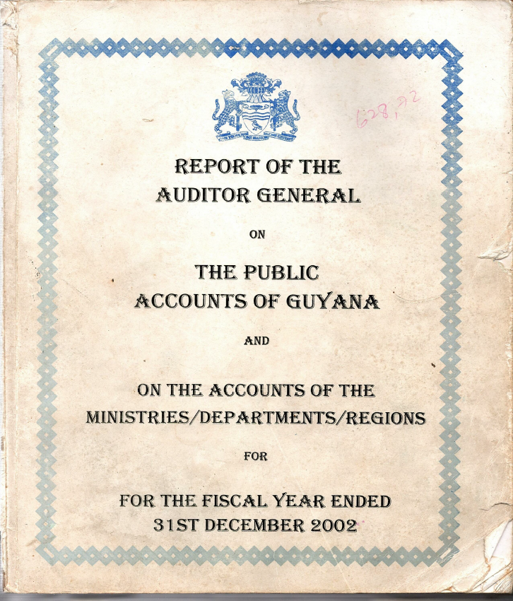 Auditor General Report 2002